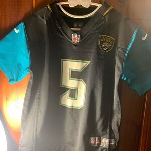 NFL Kids Jaguars Black and Teal‎ Jersey